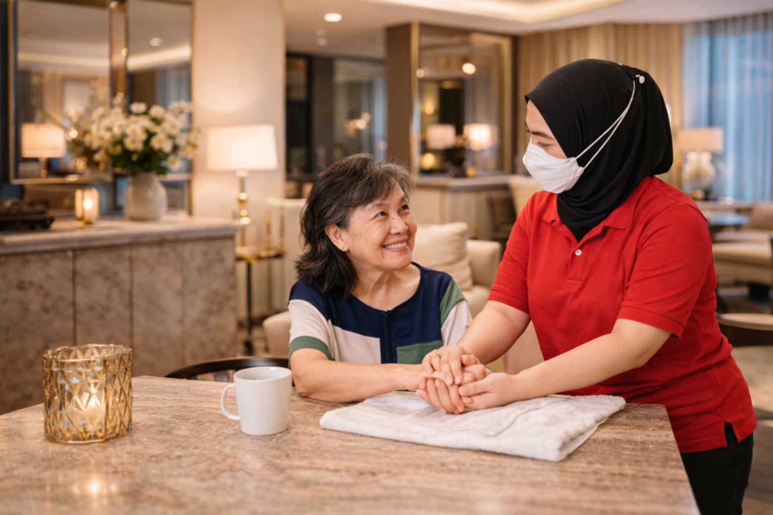 Elderly care at home