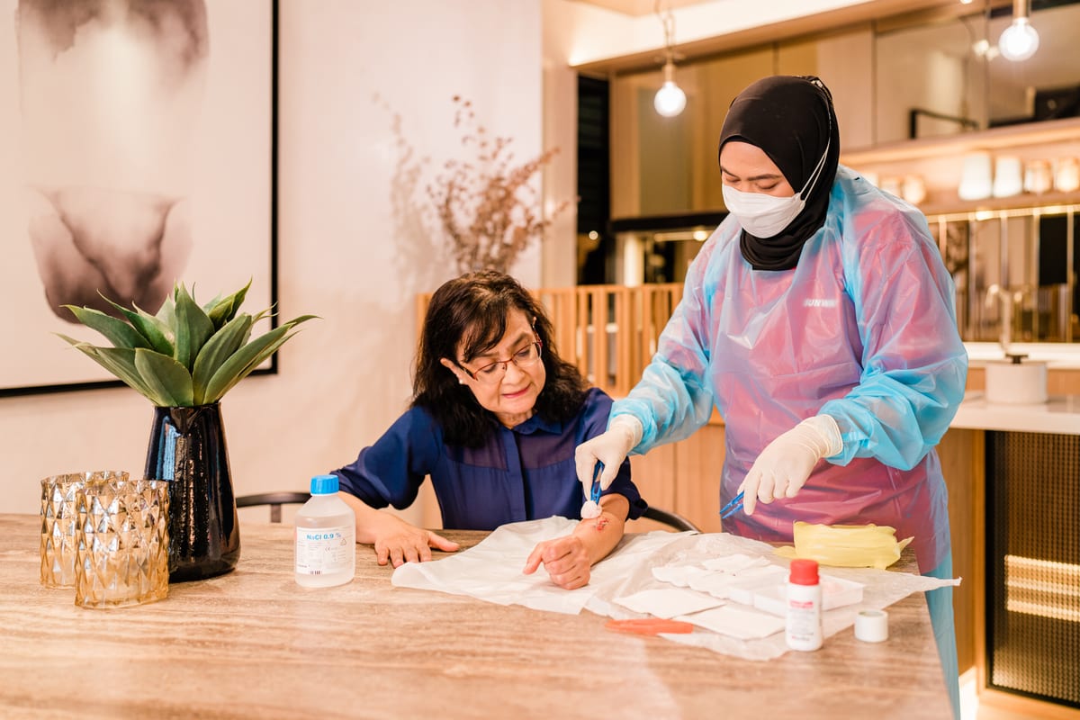 Professional wound care